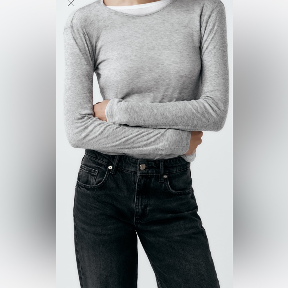 Zara High Rise Black Jeans - Picture 5 of 11